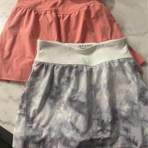 SPANX Coral Activewear Skorts